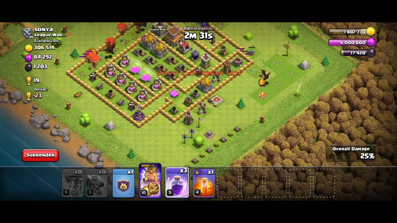 th 8 attack dragon and loon @sumitoo7 @ clashingadda