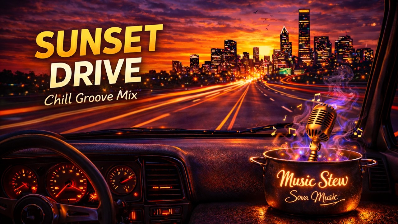 Sunset Drive Music | Chill Groove Driving Mix | SOVA Music Stew Vol.3