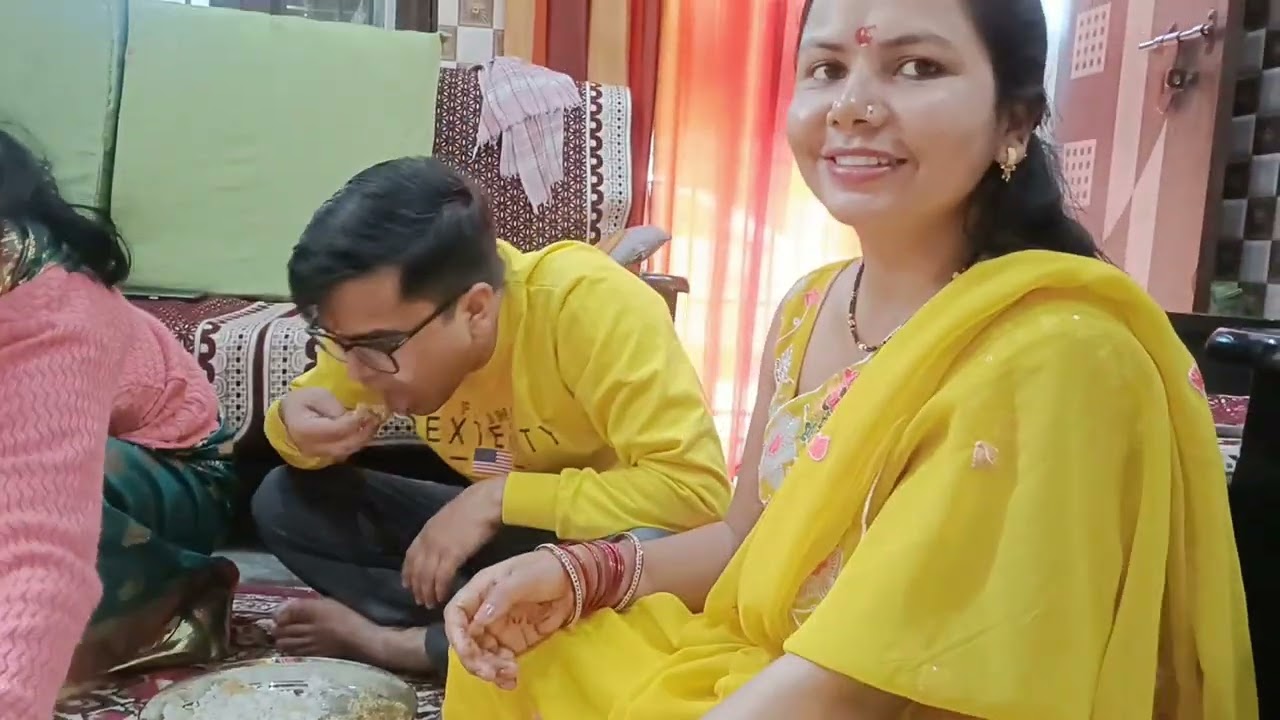 Hamare ghar mein hua Aaj Satyanarayan ki katha !!