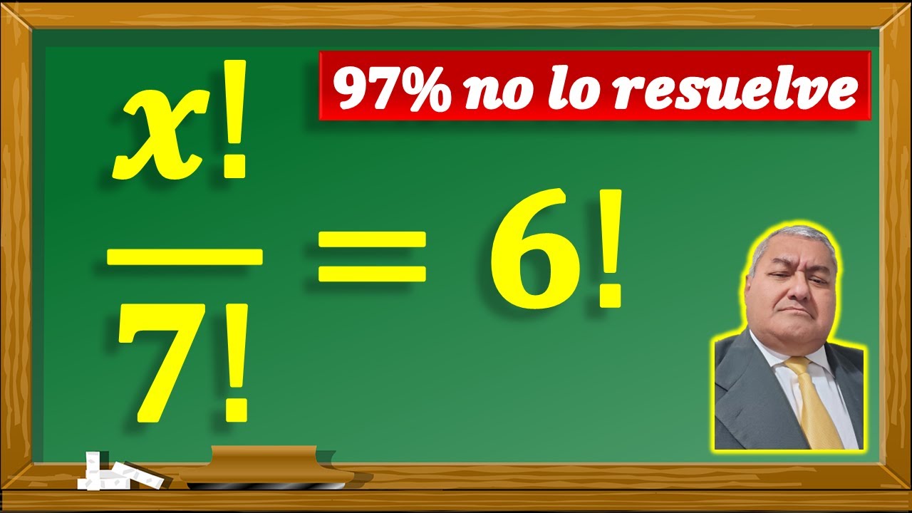 La Forma MÁS FÁCIL de Resolver Ecuaciones con Factoriales