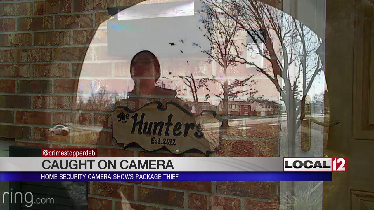 Caught on Camera: Home security camera shows package thief