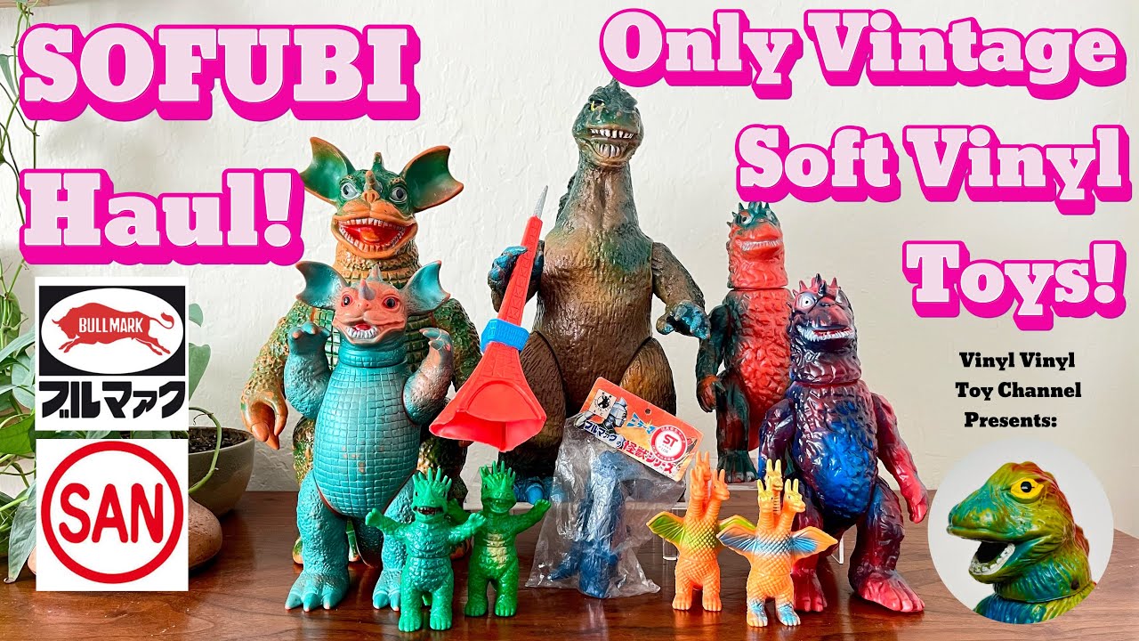 Crazy Vintage Sofubi Haul! Rare pieces from Bullmark and Marusan! All Vintage 60&rsquo;s/70&rsquo;s Toho