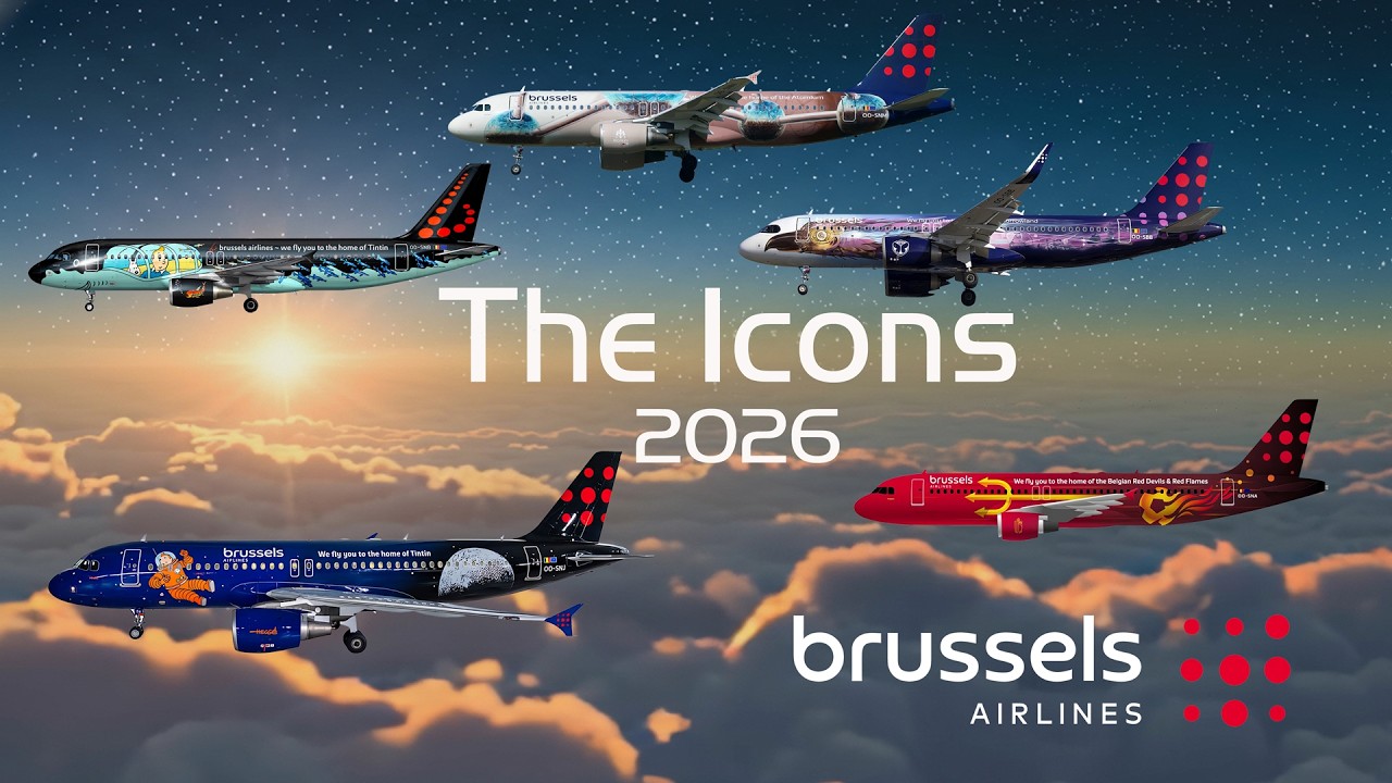 Brussels Airlines  The Activ Icons of 2026     4K UHD