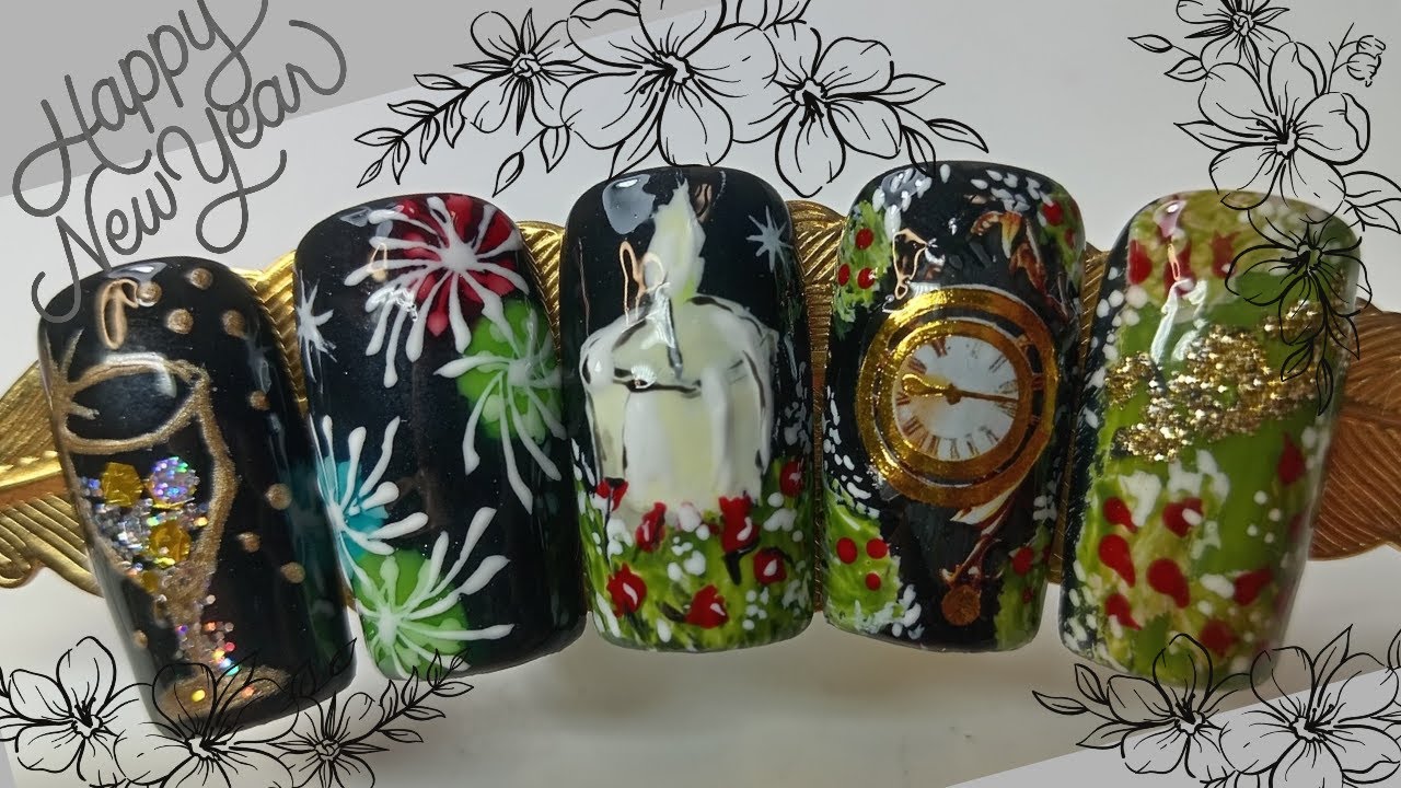 Happy New Year Nail Art Ideas