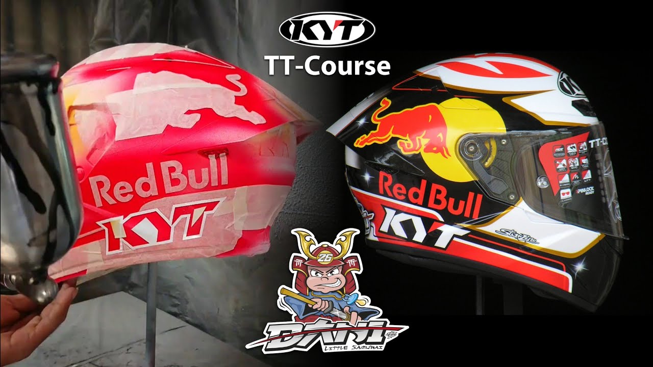 How To Paint Dani Pedrosa Helmet 2019 | KYT TT Course