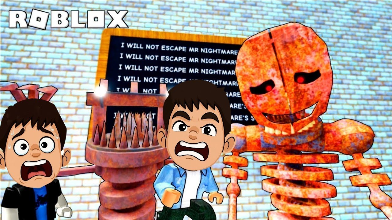 Roblox Mr Nightmare's School - Scary Obby | Shiva and Kanzo Gameplay|Sufiyan Gaming 