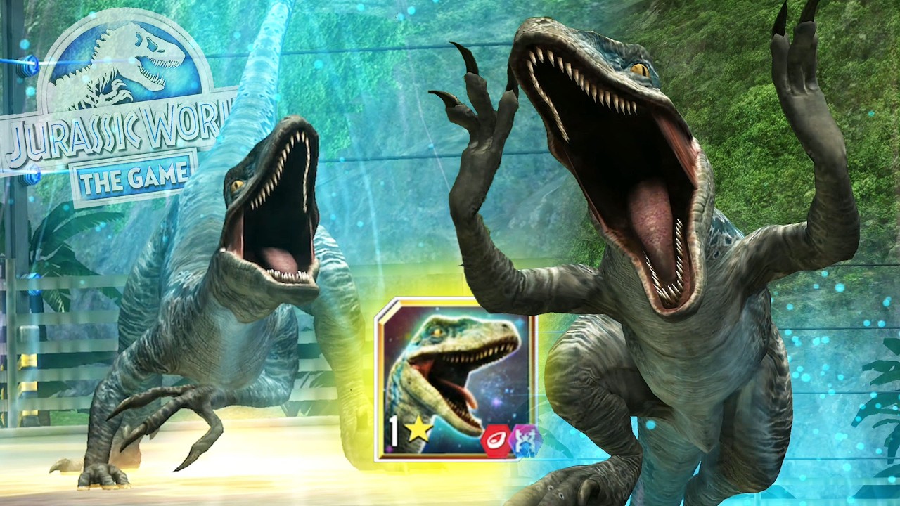 BLUE HERÓICA TIENE LOS ATAQUES MAS ÉPICOS y SALVAJES! nuevo dinosaurio héroe Jurassic World El Juego