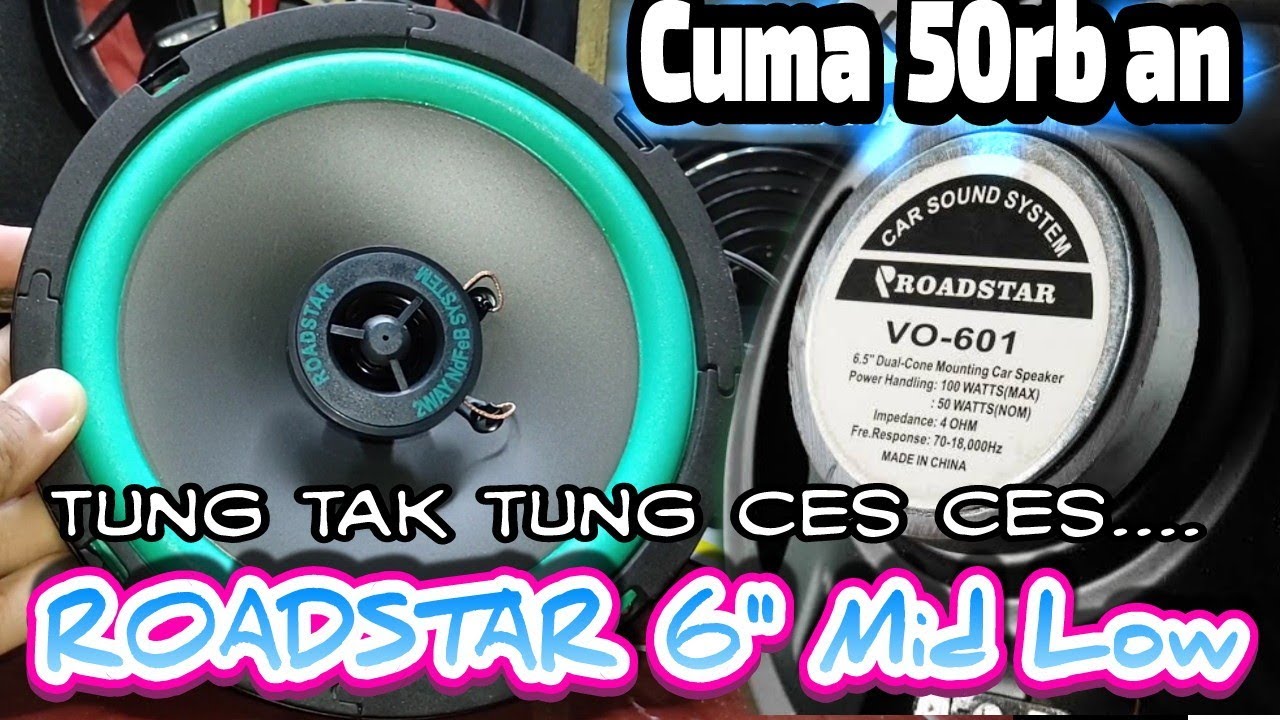 Speaker 6 Inch roadstar 2 way cocok untuk pintu mobil