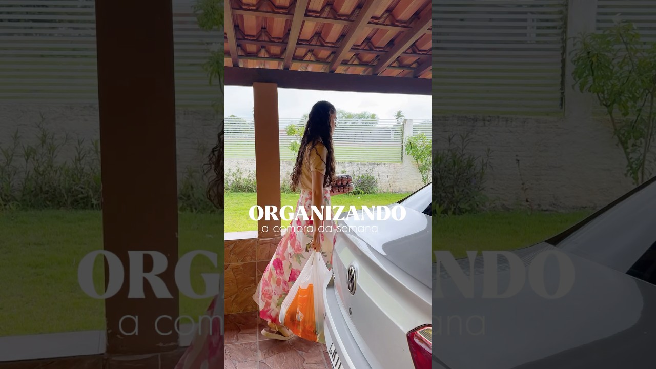 Essa organiza&ccedil;&atilde;o facilita demais no dia a dia✨ #comprasdasemana #feiradasemana