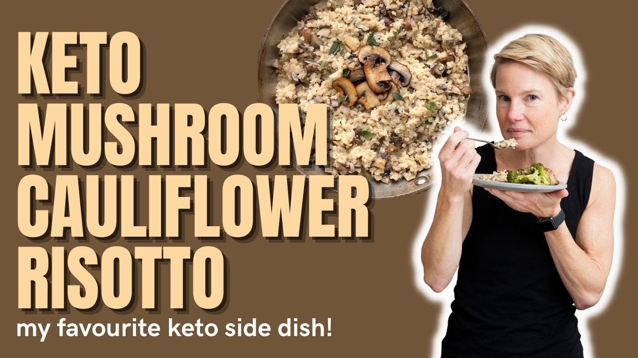 KETO CAULIFLOWER RISOTTO | A gourmet keto side dish!