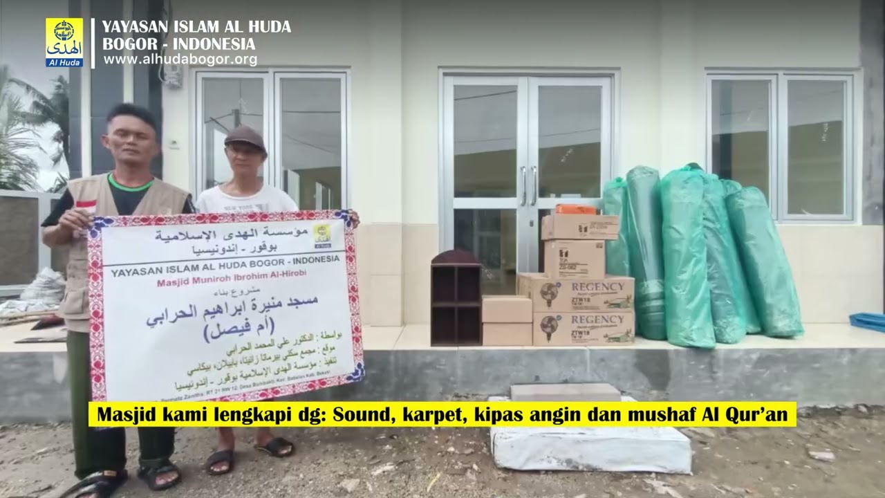 100 % Beres Pembangunan Masjid Muniroh Ibrohim Al Hirobi di Kab. Bekasi