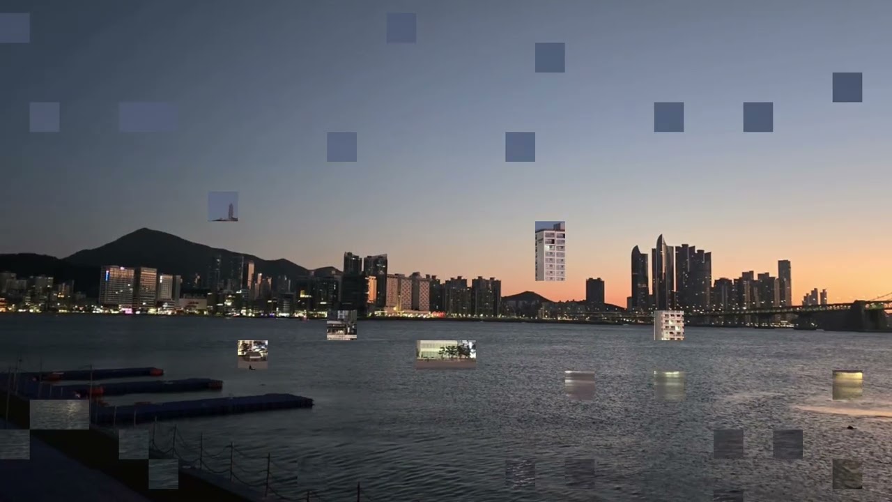 밤의 광안리 
