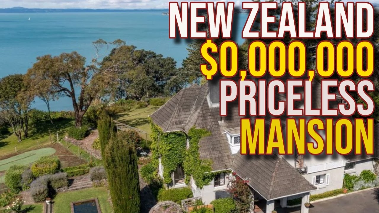 New Zealand $$ Million Dollar Beach Mansion!!