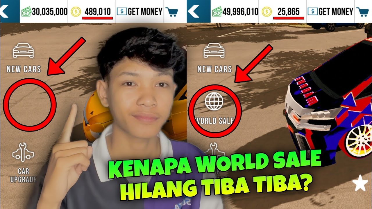 Cara Kembalikan WORLD SALE di New Update Car Parking Multiplayer