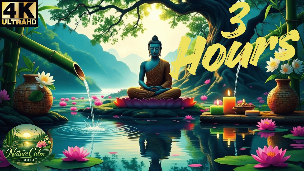 Inner Peace Meditation Music 🌿 Relaxing Zen Piano & Water Sounds | Buddha Serenity