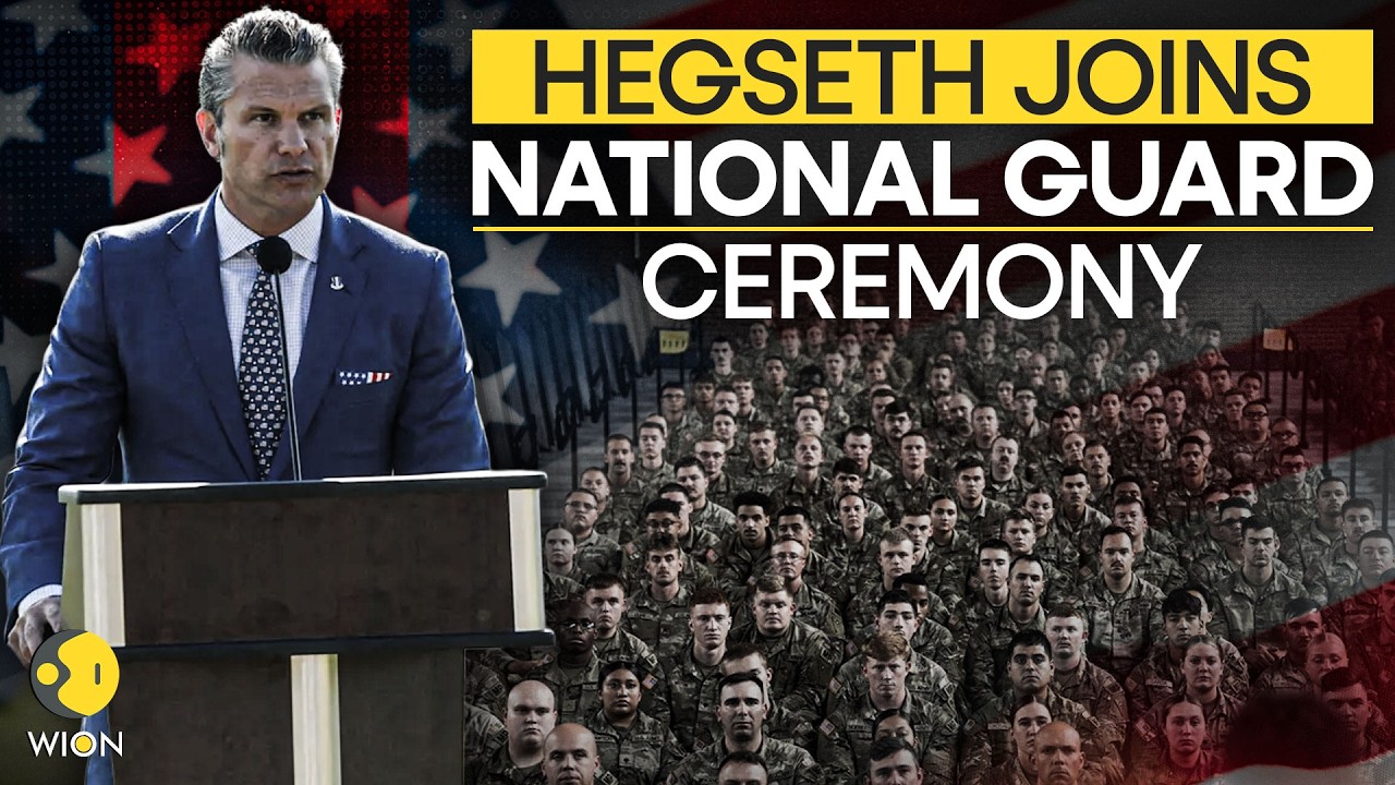 LIVE: US Secretary of Defense Pete Hegseth Joins National Guard Ceremony In Washington, DC | WION