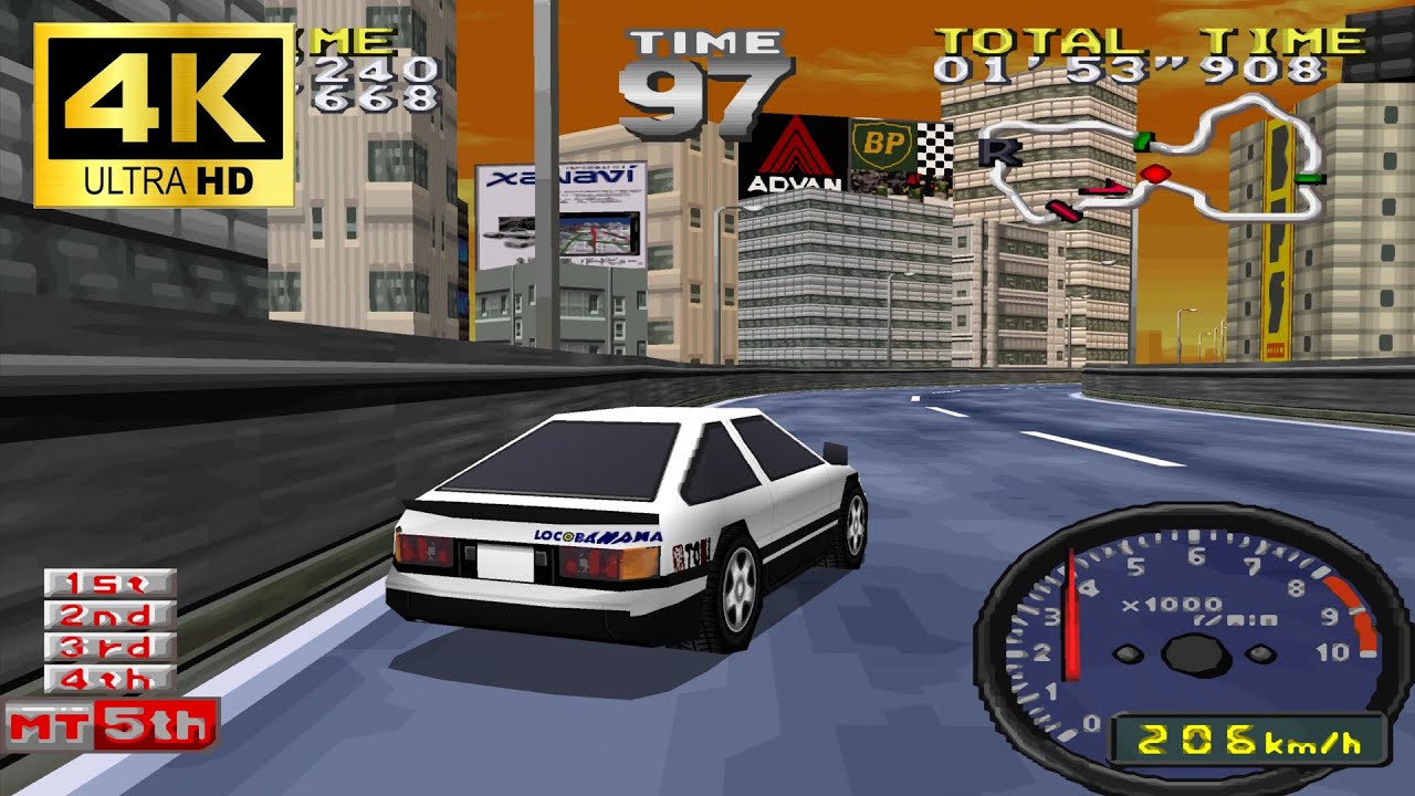 PS1【DK 首都高バトル】を4Kで蘇らせてみた!! 新作 首都高バトル 発売記念に乗っかってPS1初作をやるwww #4