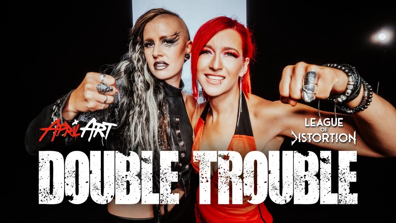 April Art & League Of Distortion - Double Trouble (Official Music Video)