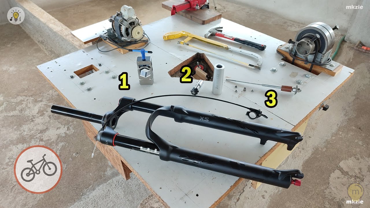 Upgrade Troca Garfo Suspensão Amortecedor Bike aro 29 instalação