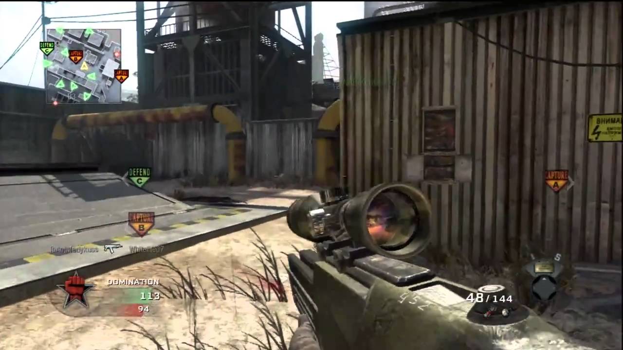 Dah Game360, Call of Duty Black Ops 52-10 on Radiation with G11 Sniper Adjustable Scope