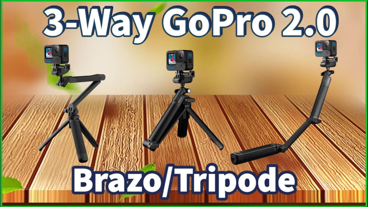 ✔️Brazo/Bastón GoPro 3-Way 2.0 Unboxing + Review | Trípode 2022