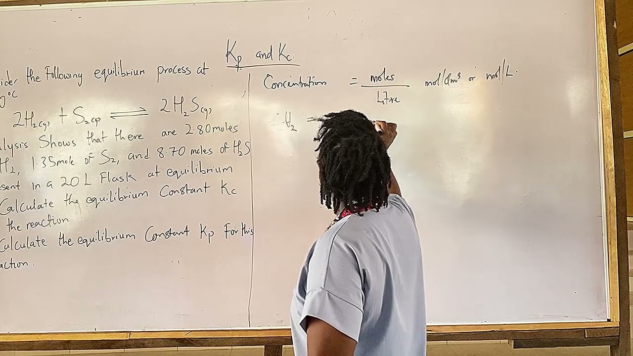 Calculating Kp and Kc