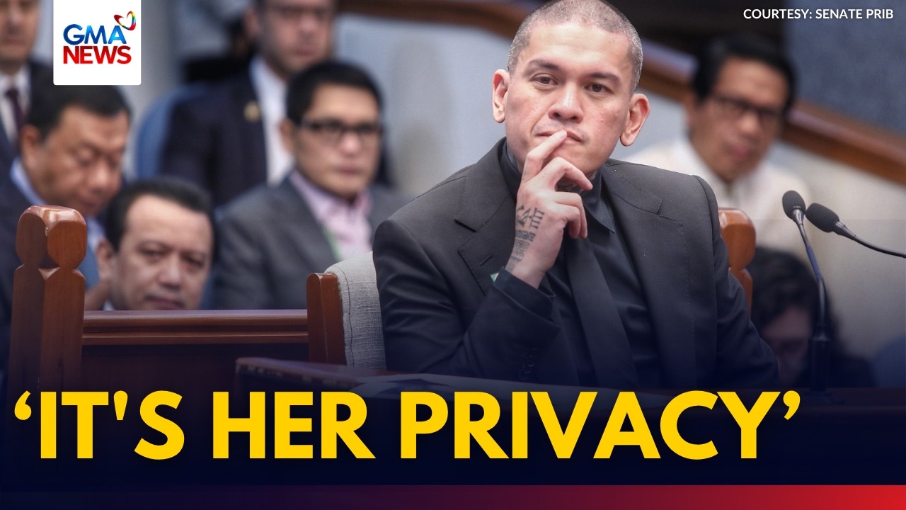 'It's her privacy' - Baste Duterte kung bakit wala siyang alam sa mga negosyo ni VP Sara | GMA News
