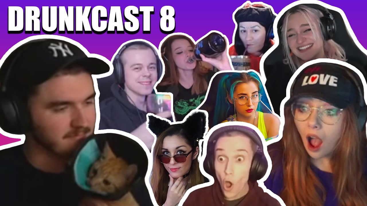 DRUNKCAST 8 : JSchlatt, Niki, JackManifold, Puffy, ImAllexx, GeeNelly, EmiOk, Rhianna | Mar 13, 2021