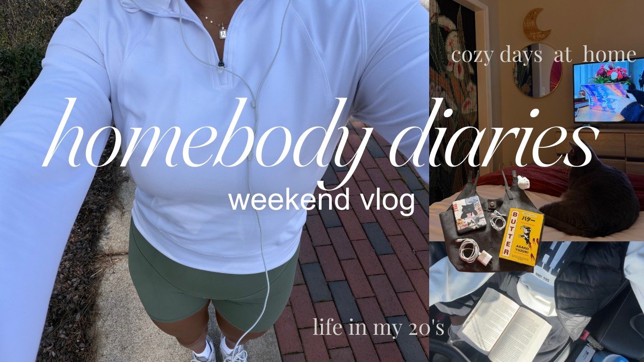 spend a slow, cozy weekend with me ⭐️ homebody diaries