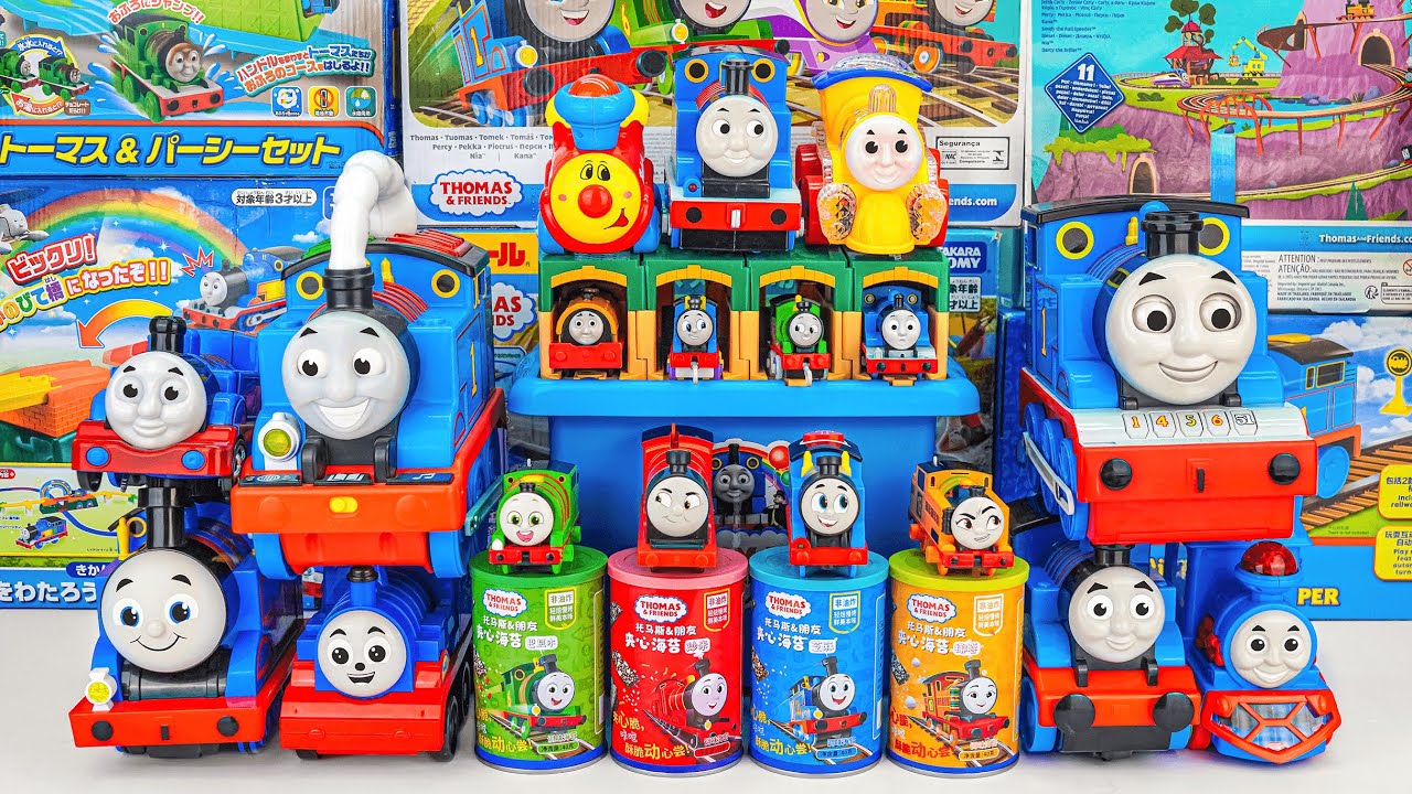 Thomas and Friends Toy Unboxing ASMR | TOMY Plarail Classic Big Thomas Locomotive Railway Train