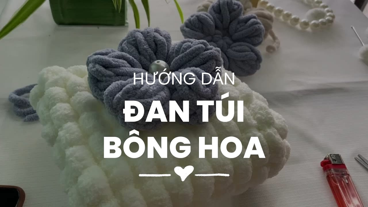 Hướng dẫn đan túi Bông Hoa full chi tiết dễ làm | Bà Chị Con Em DIYTiktok #shorts