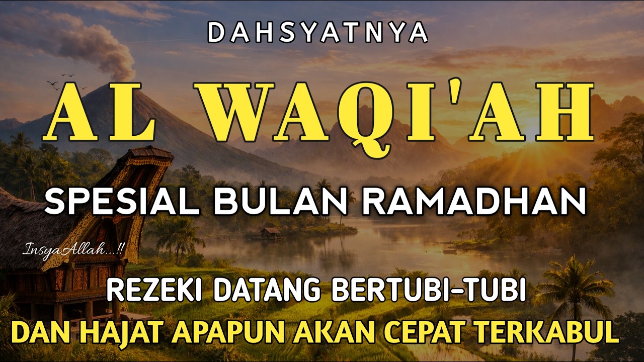 Surah Al Waqi'ah 7X,Semoga yang mendengarkan hutangnya lunas dan diberkahi hidupnya | Live Part 138