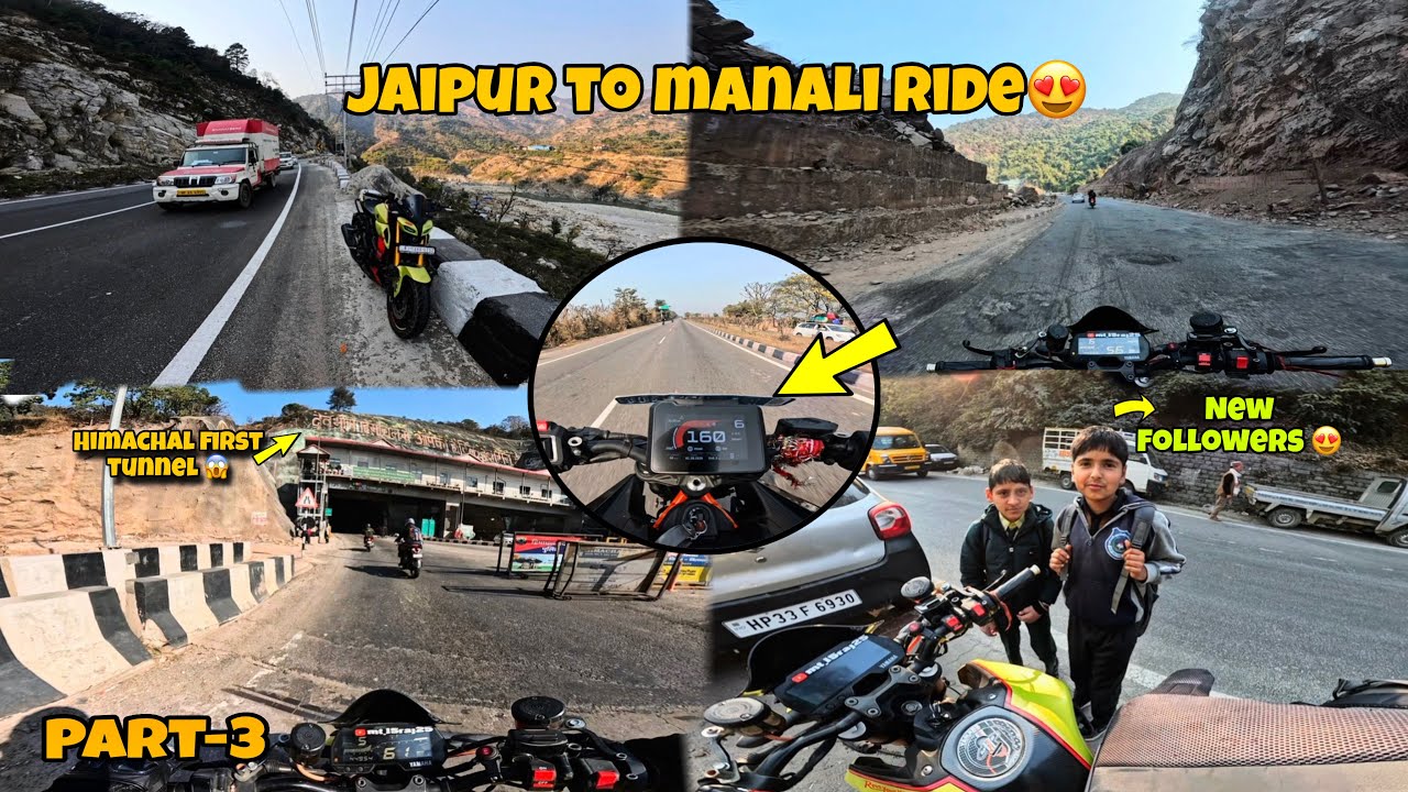 Long Ride Pe Ho Gaye Unexpected Moments 😱 | Jaipur To Himachal Ride 😍 | Part 3 