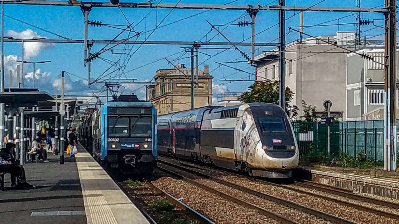 TGV, Eurostar, Thalys, TER, RER, transilien à Saint-Denis (93)