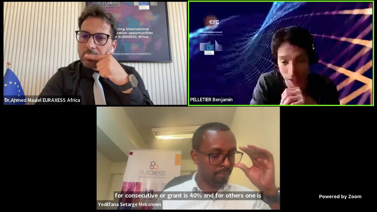 Webinar : European Research Council Grants for African Researchers