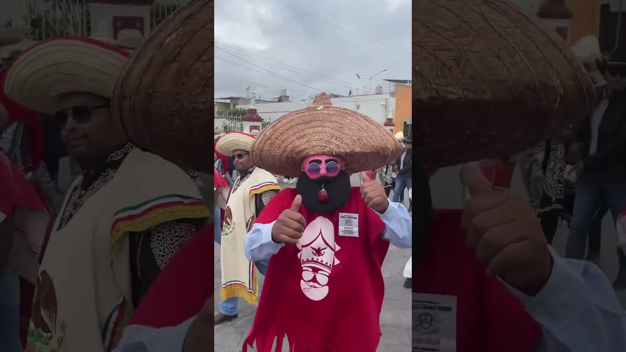 Zapadores del Primer Barrio en Las Mascaritas 2025 #Huejotzingo #tradiciones #carnaval2025 #carnaval