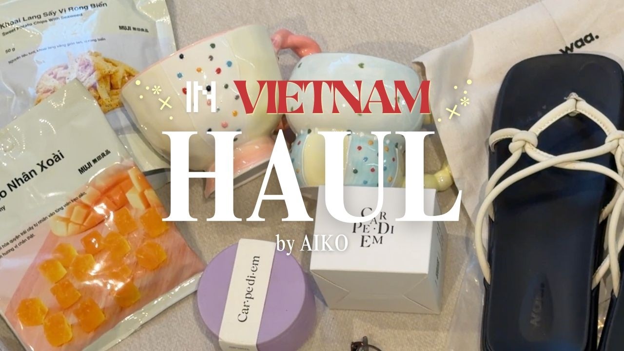 【ベトナム購入品】ホーチミンで購入したアイテムたち🇻🇳ベトナムブランドが可愛すぎて胸熱なのです！お洋服から雑貨まで