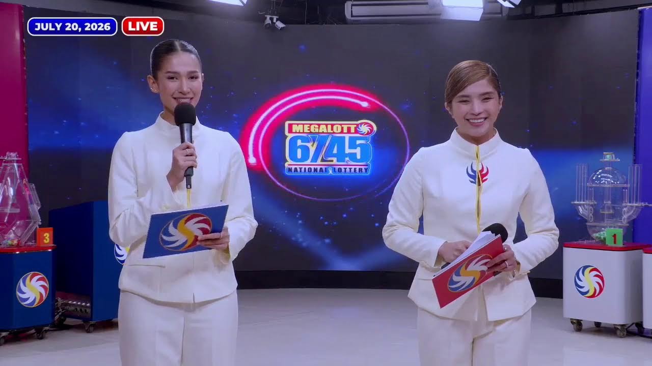 [LIVE] PCSO 9:00 PM Lotto Draw - July 20, 2026