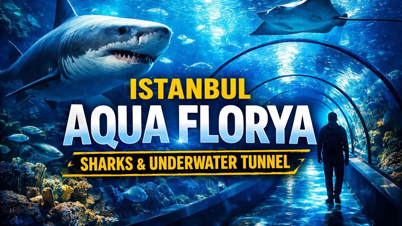 AKVARYUMUN İÇİNDEN Walk Inside the Aquarium İSTANBUL Aqua Florya 