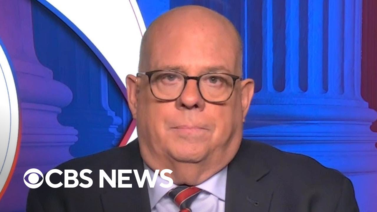 Larry Hogan reacts to Trump's projected win in Iowa