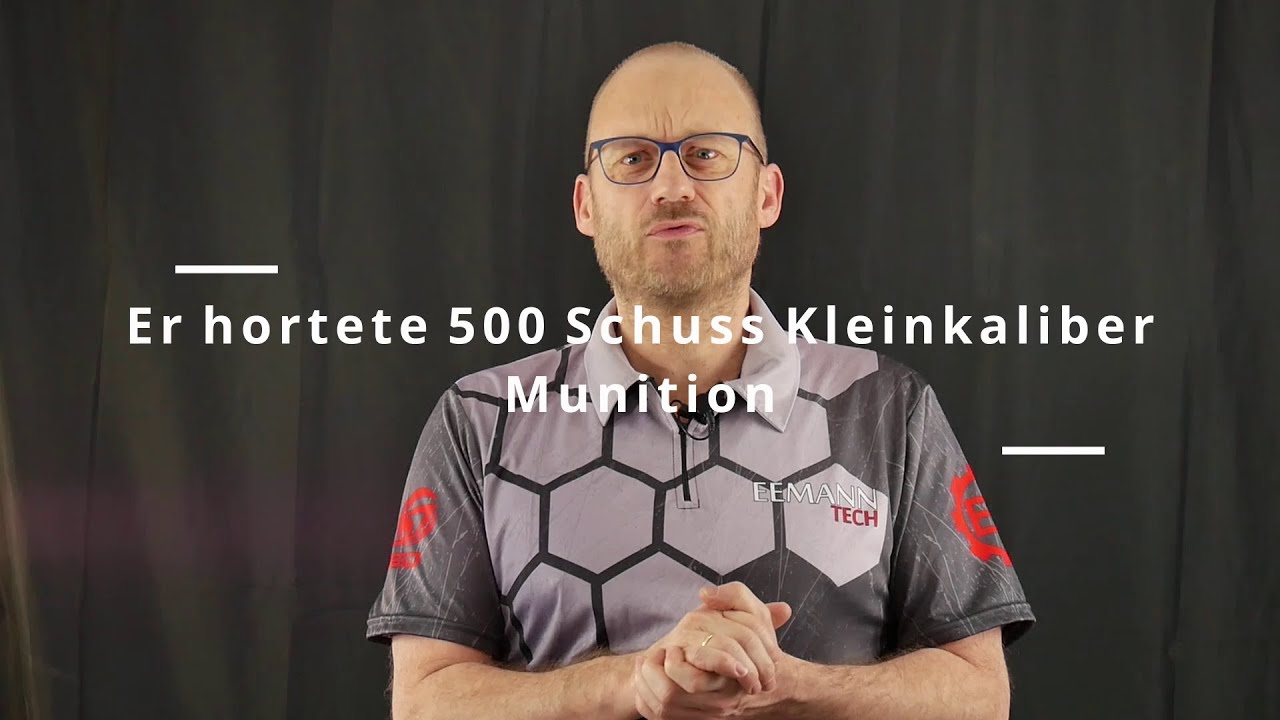 Er hortete 500 Schuss KK Munition