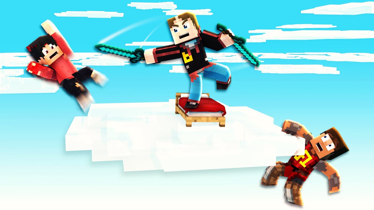 ALLE vs ALLE in Minecraft BEDWARS mit Croco, Space und mehr