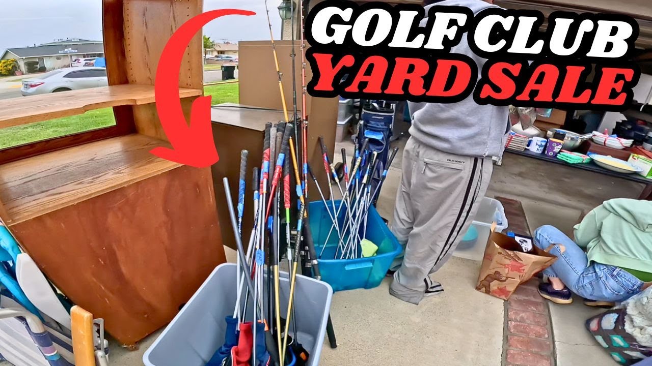 Cheap Vokey Wedges Everywhere at These Golf Course Community Yard Sales!