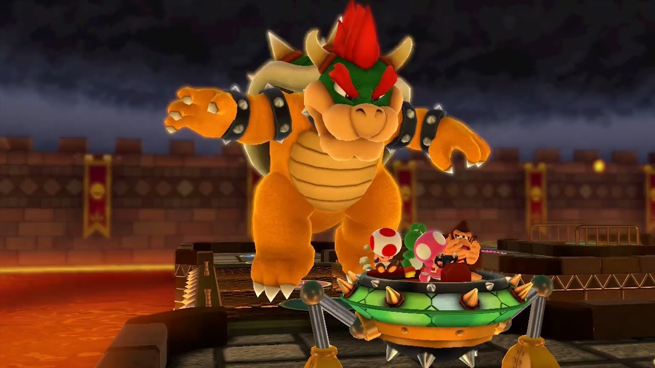 Mario Party 10 Bowser Party #323 Donkey Kong, Yoshi, Toad, Toadette Chaos Castle Master Difficulty