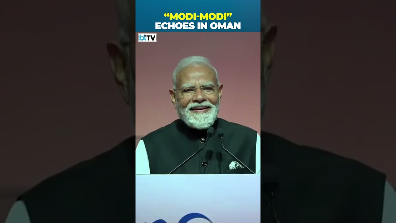 Watch: Loud &ldquo;Modi-Modi&rdquo; Chants Greet PM In Oman, Crowd Gives Standing Ovation