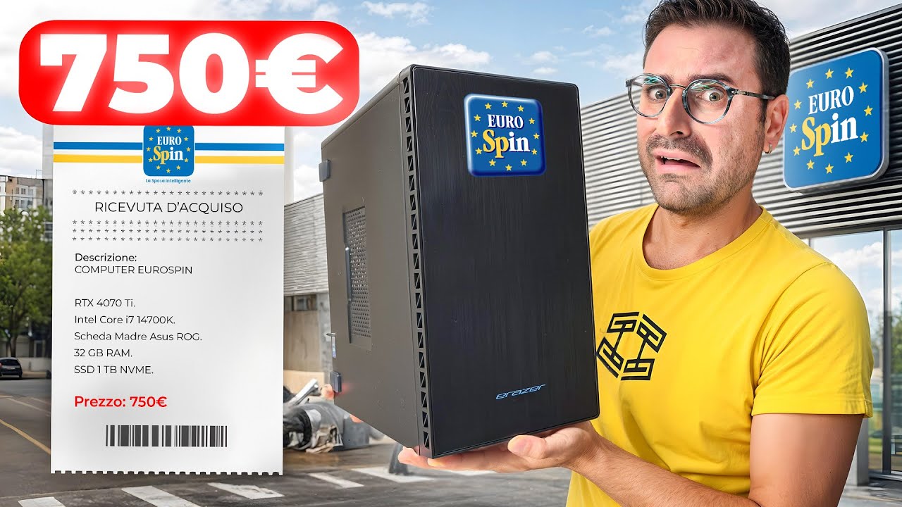 Ho COMPRATO il PC DA GAMING dell'EUROSPIN! (davvero)