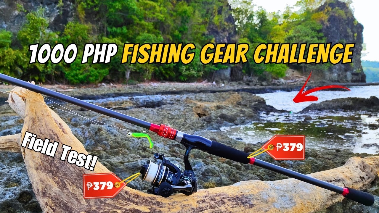 Deukio AC3000 Reel And FGA Medium Light Rod Field Test | 1000 Php Fishing Gear Challenge