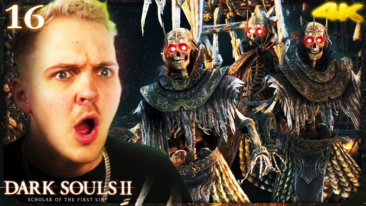 Let’s Play Dark Souls 2: Scholar of the First Sin #16 🔥🗡️ BOSS: Gerippefürsten