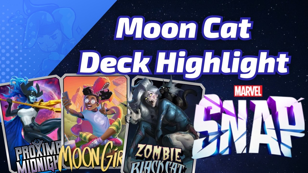Over the Moon (Girl) для Zombie Black Cat | Обзор колоды Marvel SNAP