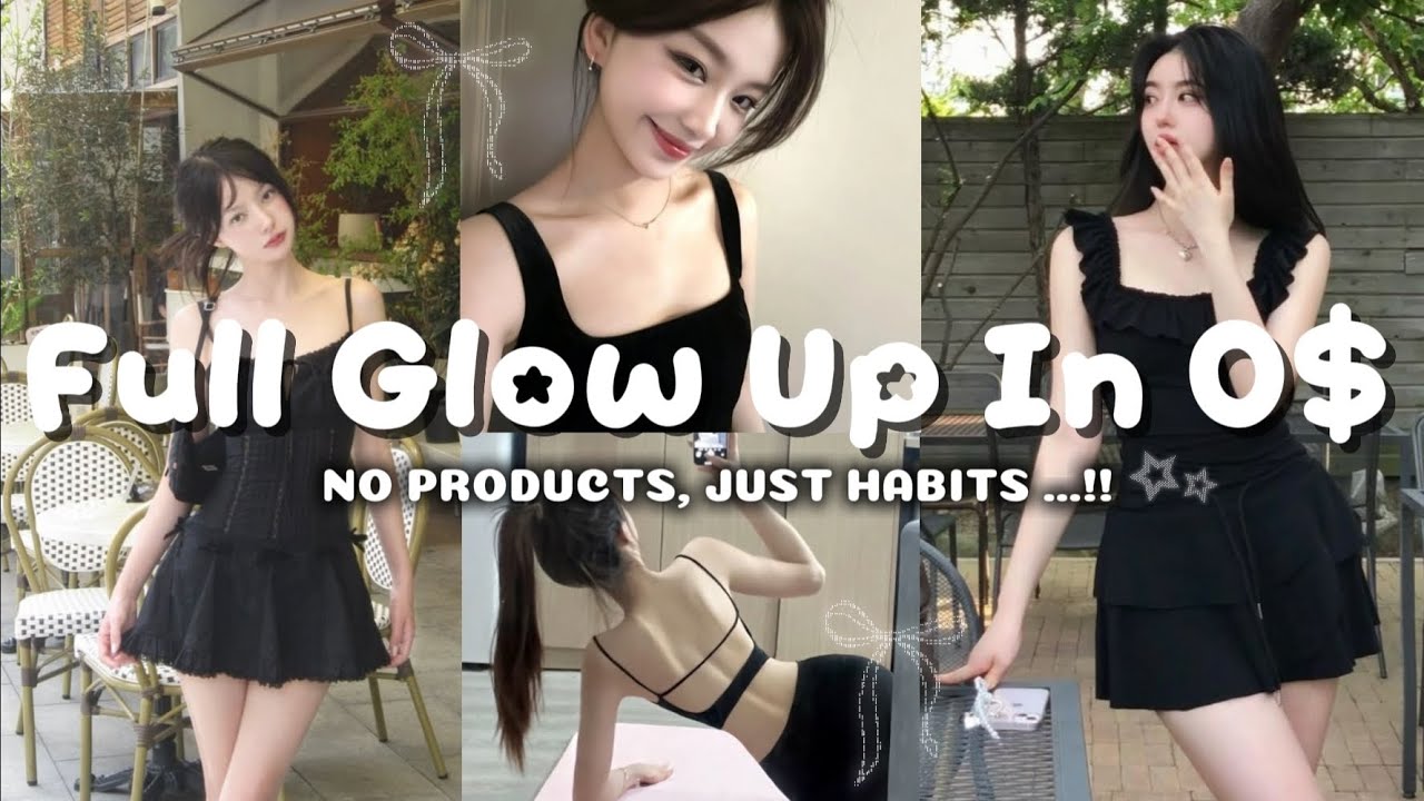 GLOW UP IN 0 DOLLAR✨ The Ultimate 30-Day Transformation Guide (Mind, Skin, Hair, Body & Personality)